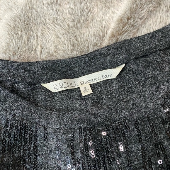 Rachel Roy Sequin Batwing Top - Picture 2 of 5